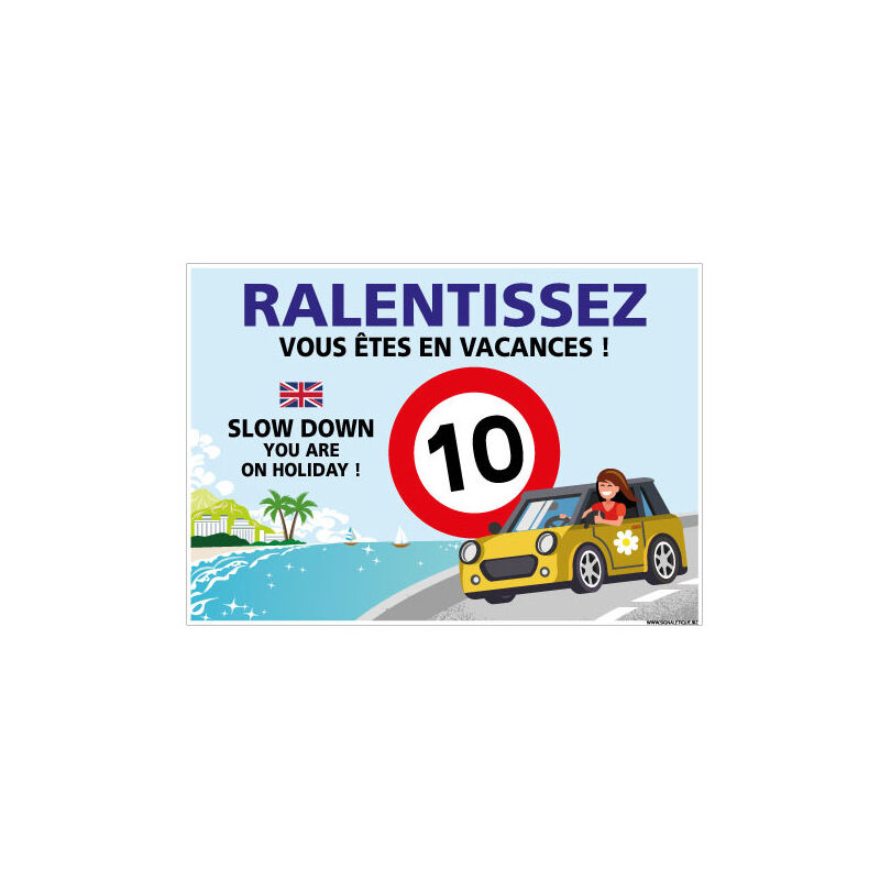 Panneau attention enfants - Direct Signalétique