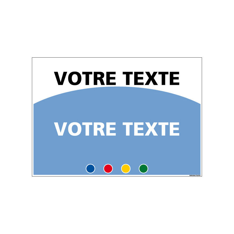 Panneau de signalisation Zone de fabrication (D0995) - Adhésif - 210 x