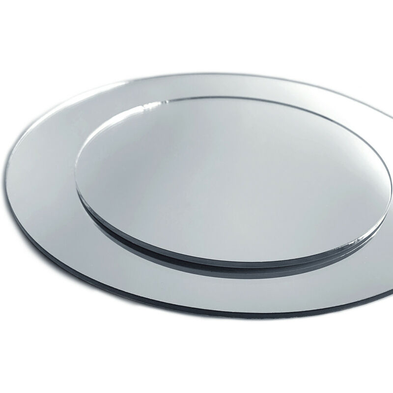 Blanc Opaque acrylique plexiglas disque, diamètre 4 1/8 dépaisseur