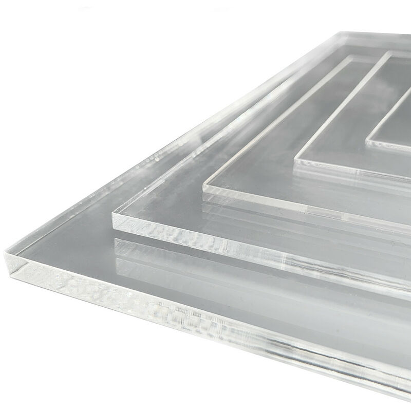 Feuilles acryliques transparentes, plaque en plexiglas, disque rond