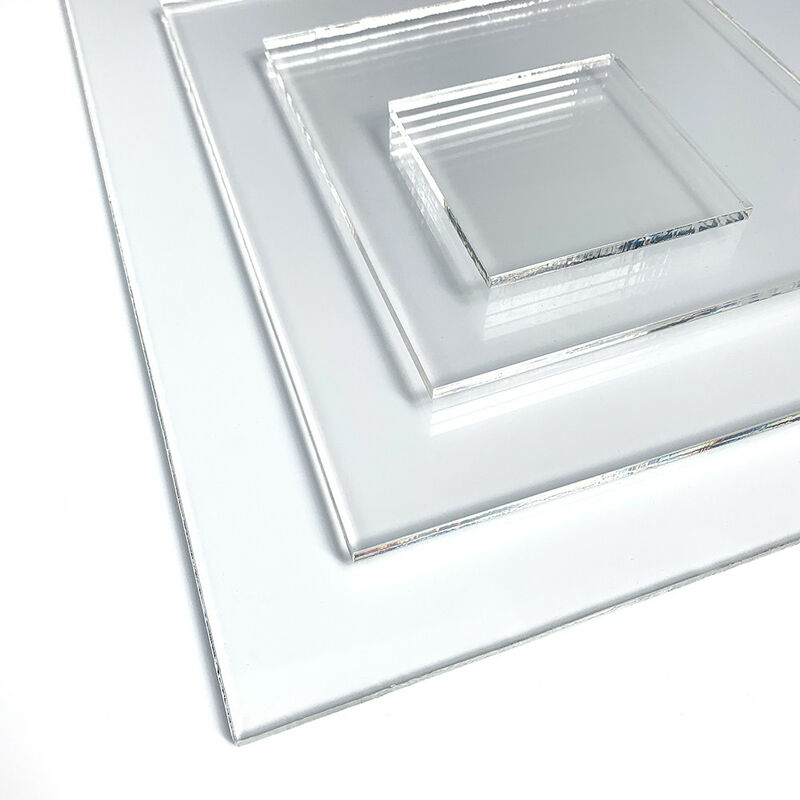 15 pcs feuilles acryliques transparentes, feuille en plexiglas