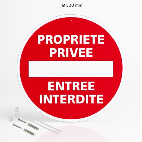 Panneau Entrée interdite aux camions