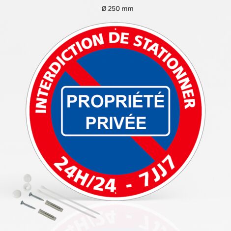Panneau Interdiction de Stationner - Défense de stationner propriété