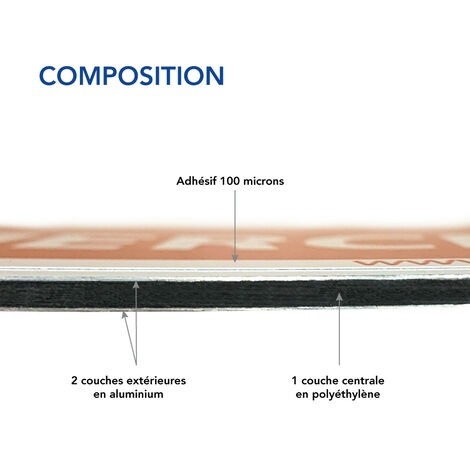 Panneau Stationnement Interdit En Aluminium - Diamètre 300 Mm, Prépercé, Avec Kit De Fixation, Fabrication Française - 3