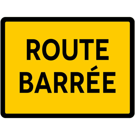 Signaletique.Biz France – Panneau de signalisation temporaire rétroréfléchissant – Danger chantier – Installation rapide – Comacel 5mm pour conditions extrêmes