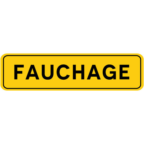 Signalisation de Travaux Temporaires Panneaux de Travaux  Temporaires. Danger Chantier Temporaire - Fauchage - Panneau rétroréfléchissant