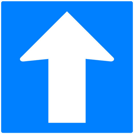 Panneaux de signalisation routière provisoires Panneaux de signalisation pas chers en Comacel - Circulation à sens unique - Panneau classique