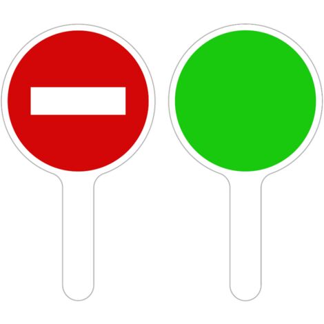 Signaletique.Biz France – Panneau de signalisation K10 recto verso 45 cm – PVC expansé 5 mm – Résistant aux intempéries – Pour chantiers et événements publics