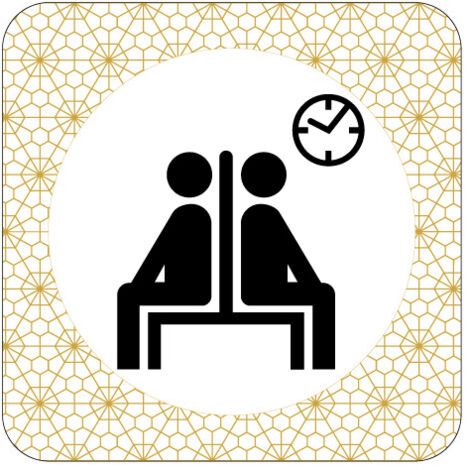PLAQUE DE PORTE DESIGN SPHERE SALLE D'ATTENTE .- Honey - (1/5)