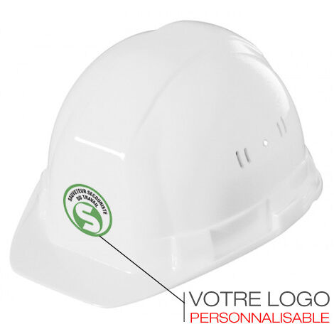 Casque de sécurité chantier personnalisable (W1010016P).- Rouge -
