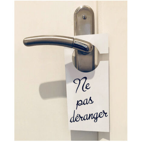Plaque de porte poignée de porte Ne pas déranger . 90x200mm (W1044) (1/2)