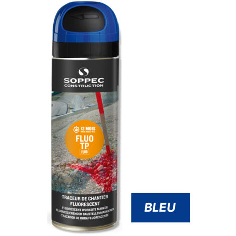 TRACEUR DE CHANTIER FLUO TP (W141513GROUPE).- Bleu - (1/2)