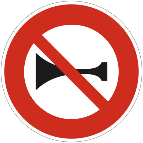 Panneau Signaux Sonores Interdits B16 – 450 mm – Signalisation Ronde Sécurité Routière – Modèle Ecolign – Aluminium Rétro-réfléchissant NF (1/5)