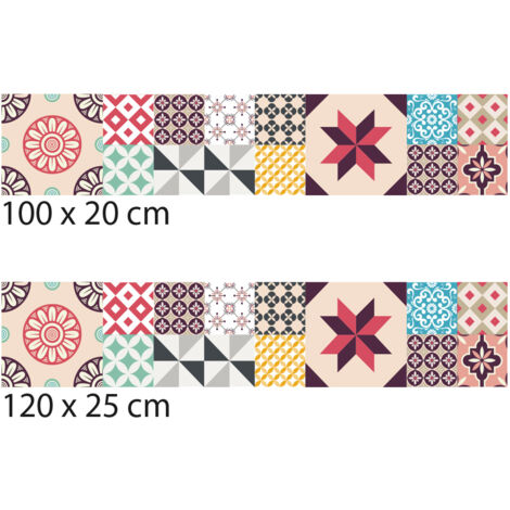 Crédence cuisine adhésive autocollante CRAZYCOLOR - 100 x 20 cm (1/4)