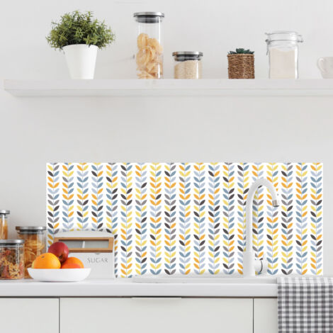 Crédence cuisine adhésive autocollante SCANDINAVE - 120 x 50 cm (1/3)