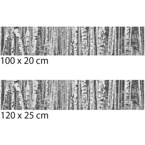 Crédence cuisine adhésive autocollante WOOD - 100 x 20 cm (1/4)
