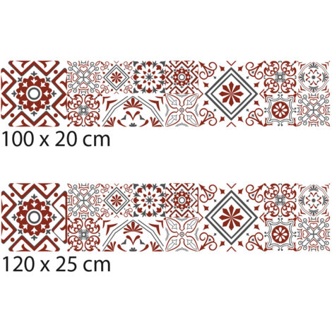 Crédence cuisine adhésive autocollante BISKNIGHT - 100 x 20 cm (1/4)