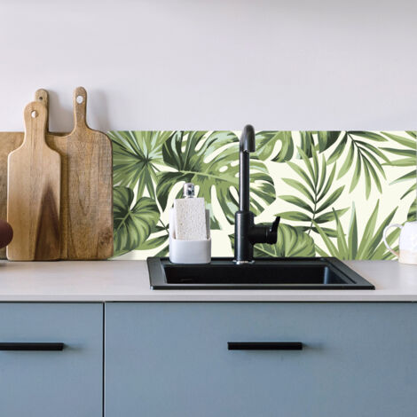 Crédence cuisine adhésive autocollante VEGETAL - 120 x 50 cm (1/4)