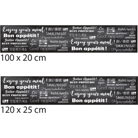 Crédence cuisine adhésive autocollante ENJOY - 100 x 20 cm