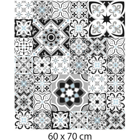 Crédence cuisine adhésive autocollante GREYBLUE - 60 x 70 cm – Idéal fond de hotte (1/3)