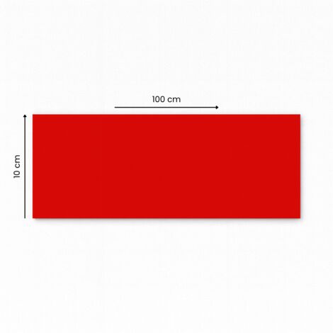 Plaque Plexiglas Rouge PMMA 3 mm – Verre Acrylique – 100x1000 mm – Résistante et Découpable (1/5)