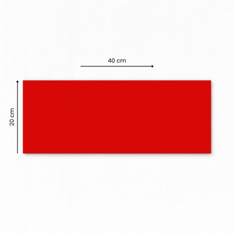 Plaque Plexiglas Rouge PMMA 3 mm – Verre Acrylique – 200x400 mm – Résistante et Découpable (1/5)