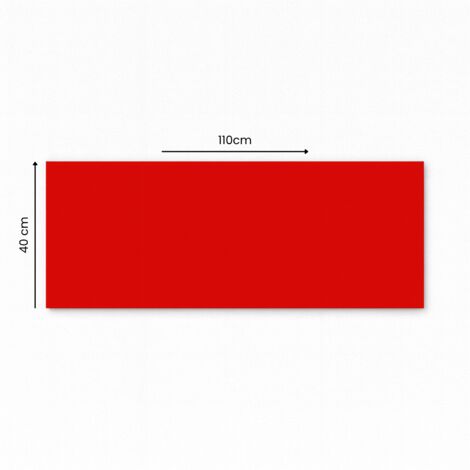 Plaque Plexiglas Rouge PMMA 3 mm – Verre Acrylique – 400x1100 mm – Résistante et Découpable (1/5)