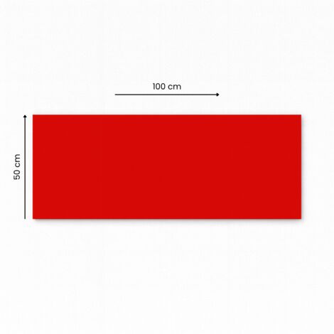 Plaque Plexiglas Rouge PMMA 3 mm – Verre Acrylique – 500x1000 mm – Résistante et Découpable (1/5)