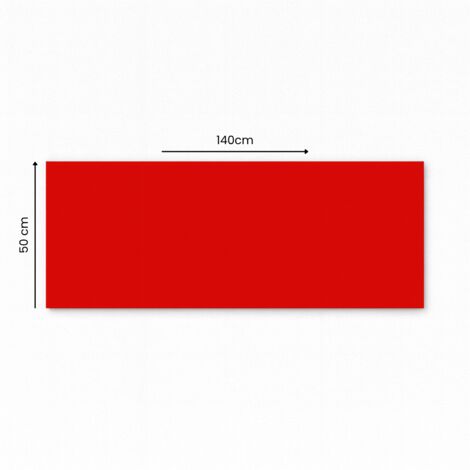 Plaque Plexiglas Rouge PMMA 3 mm – Verre Acrylique – 500x1400 mm – Résistante et Découpable (1/5)
