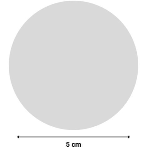 Rond verre acrylique gris 3 mm - Diamètre 5 cm (50 mm) - Disque verre synthétique - Plaque PMMA XT - Plexiglass