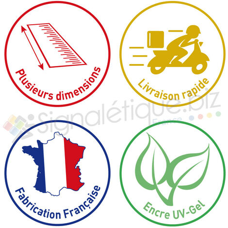 Panneau Parking Marche Arrière. Signalisation Stationnement Marche Arrière.  Sticker Parking Marche Arrière, PVC, Alu - Adhésif - 125 x 125 mm