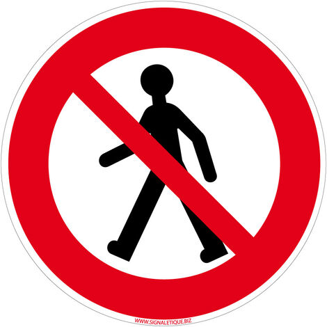 autocollant stop pub vert sens interdit