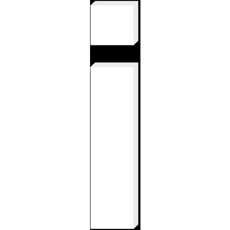 Lettre Décorative Plexiglass Blanc.- i minuscule - 10 cm