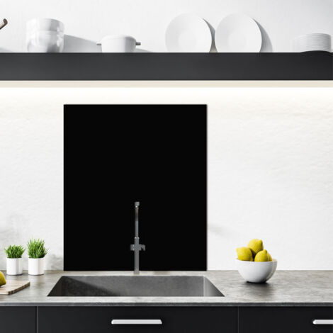 Crédence de cuisine en aluminium autocollante 60 x 70 – Protection murale moderne – Facile à poser – Fabrication française – Adzif.Biz Le Sticker De Decoration (1/4)