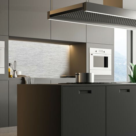 Panneau Composite Aluminium Brossé épaisseur 2 mm. Plaque alu avec au Centre un Polyéthylène (PVC) - 50 x 50 cm (500 x 500 mm)