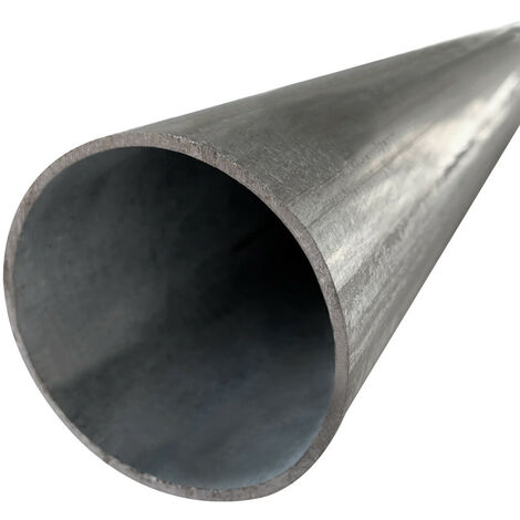 Signaletique.Biz France – Poteau de garde corps acier galvanisé 60mm – Résistance à la corrosion 10 ans – Pour fixation panneaux et clôtures – 2m de hauteur