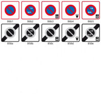 SIGNAUX DE STATIONNEMENT ET D'INTERDICTION DE STATIONNEMENT - TYPE B (B6b1) - B6B1 - 350 x 350 mm