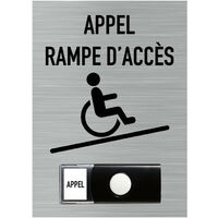 Autocollant de Signalisation Rampe d'accès amovible