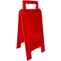 Chevalet de signalisation d'interdiction vide - Chevalet rouge