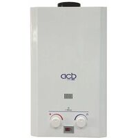 Calentador de agua a gas 10 litros ACB BUTANO/PROPANO (GLP)