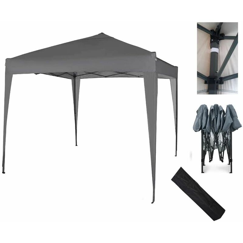 MCC Direct 2X2 Pop up Beige Gazebo with Sides