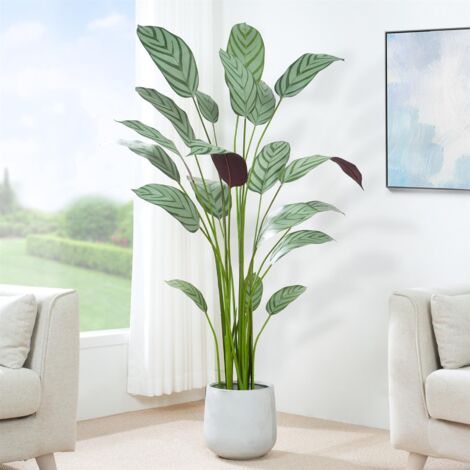 Decorative Artificial Bird of Paradise Tree with Plastic Planter and Artificial Moss 140cm (1/5)