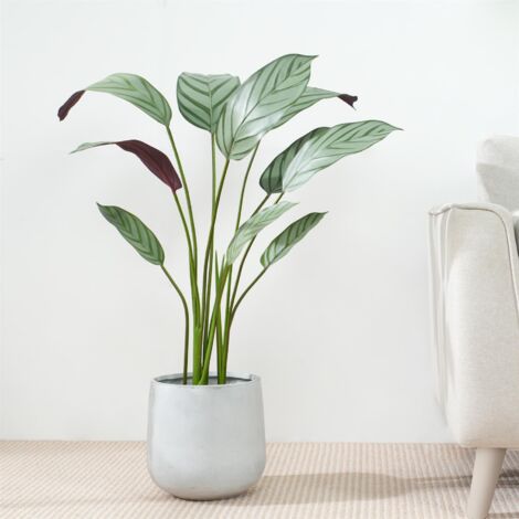 Decorative Artificial Bird of Paradise Tree with Plastic Planter and Artificial Moss 90cm