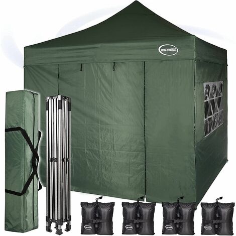 Maximus Heavy Duty Gazebo X M Pop Up Commercial Gazebo Market Stall Marquee Ws Green