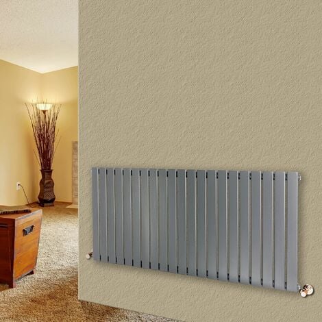 600 x 1428mm Single Designer Flat Panel Central Heating Radiator ANTHRACITE