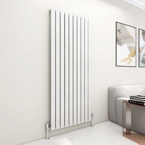 1800 x 680mm Double Designer Flat Panel Central Heating Radiator WHITE (1/5)