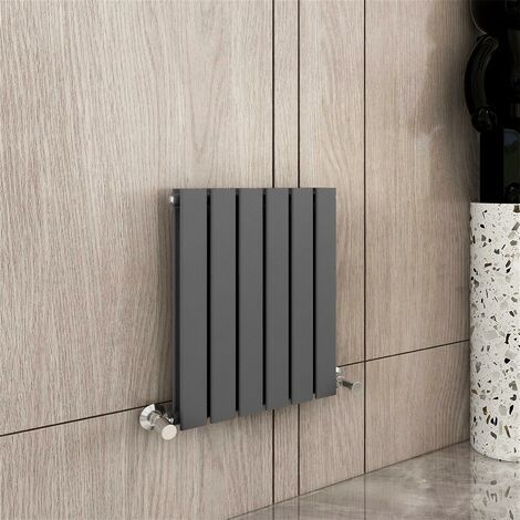 600 x 408mm Double Designer Flat Panel Central Heating Radiator ANTHRACITE