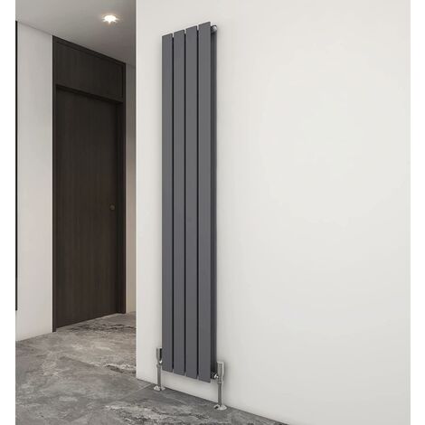 1800 x 272mm Double Designer Flat Panel Central Heating Radiator ANTHRACITE