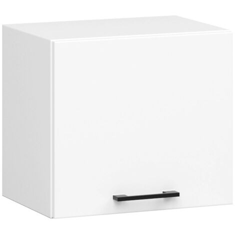Akord – Armoire murale haute pour hotte OLIWIA – 1 porte battante – Panneau stratifié blanc – Dimensions 40x30x29 cm – Idéale pour cuisine moderne (1/5)