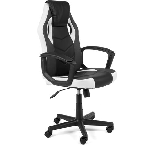 Fauteuil des jeux AKORD FG19 Noir et Blanc (1/5)